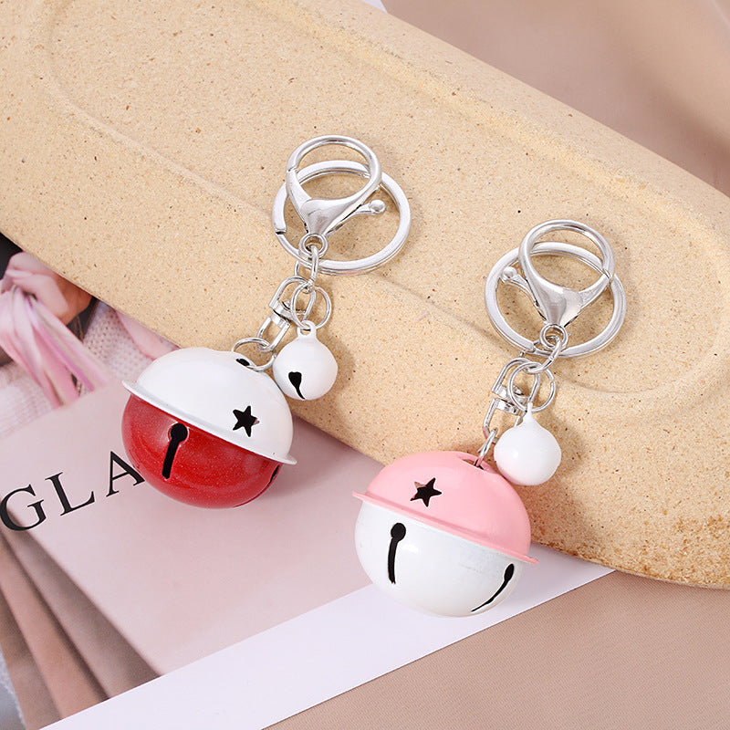 Wholesale Metal Color Bell Keychain